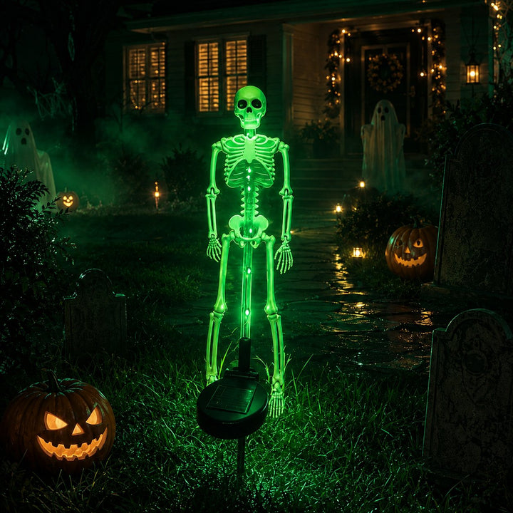 ⏰limited-time 50% OFF💀 Solar Skeleton Yard Stake
