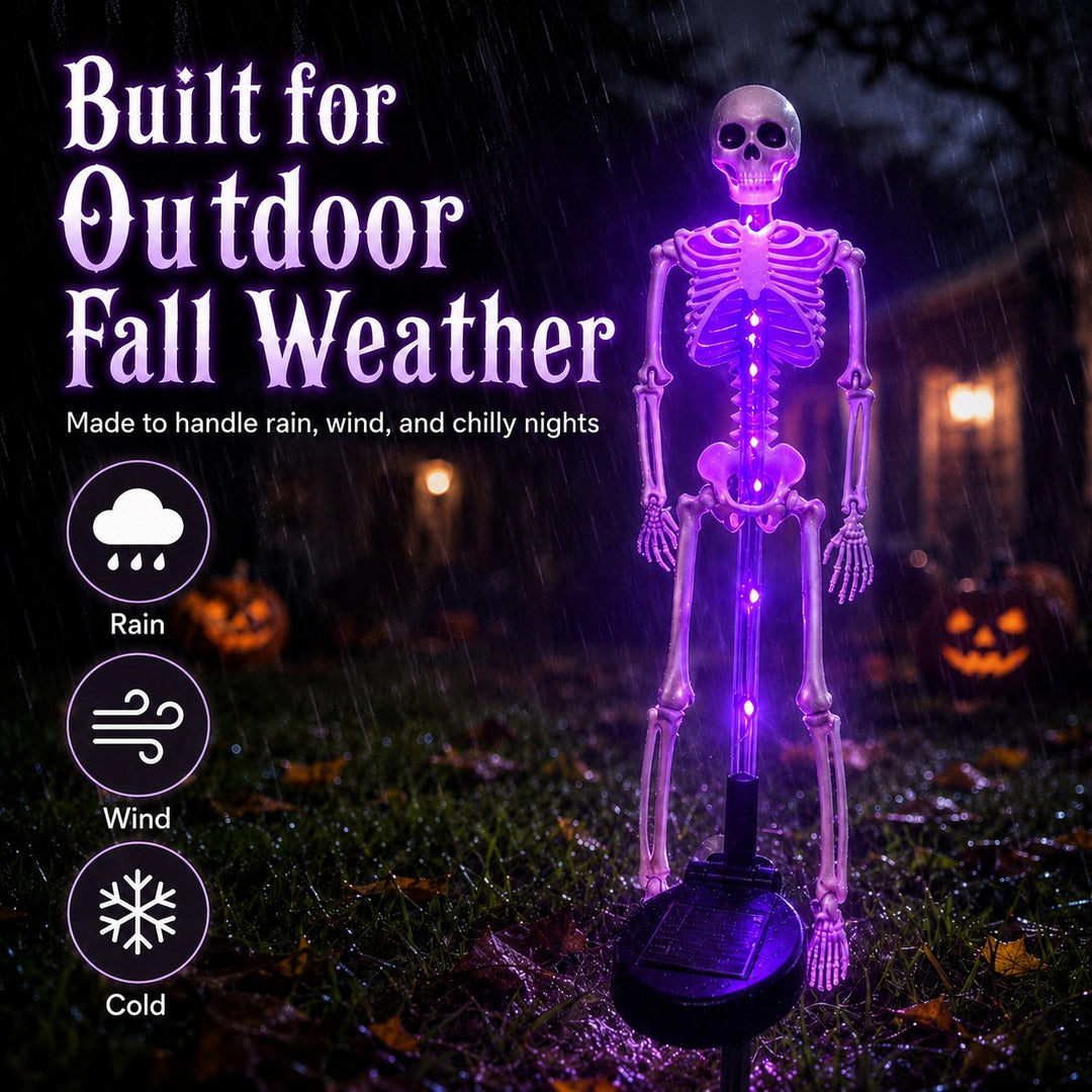 ⏰limited-time 50% OFF💀 Solar Skeleton Yard Stake