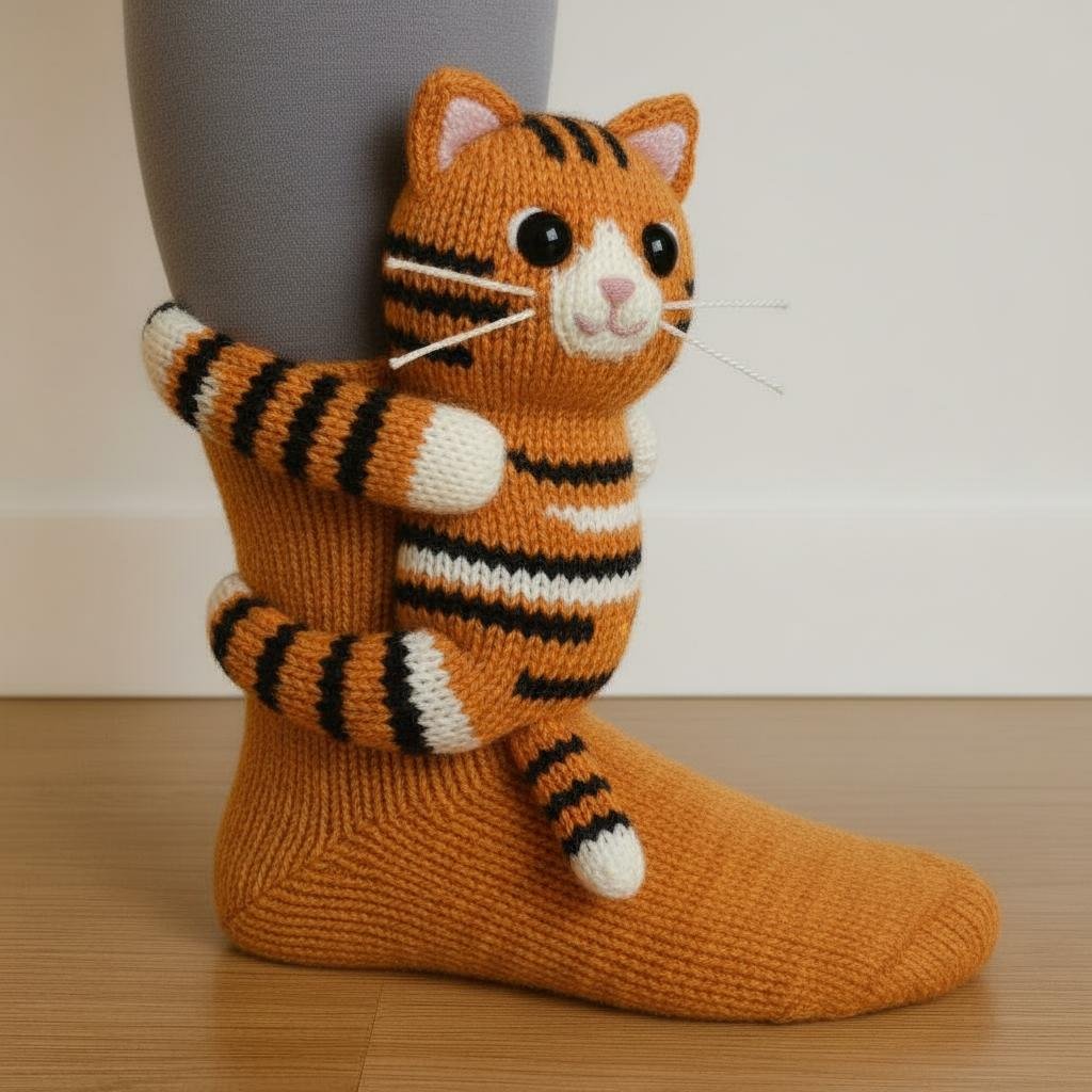 🎁Last Day Sale 49% OFF 🔥Cosy 3D Knit Animal Socks, Cute & Comfy for You or a Lovely Gift 💝