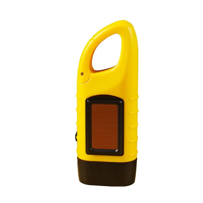 🔦 Solar + Hand-Crank Flashlight | Outdoor Backup