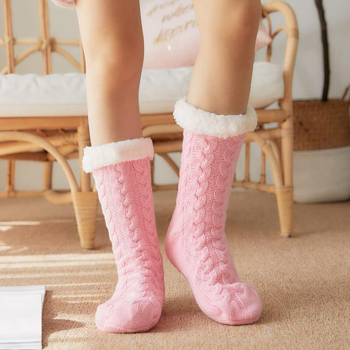 Fansgiftslife Extra-warm Fleece Indoor Socks