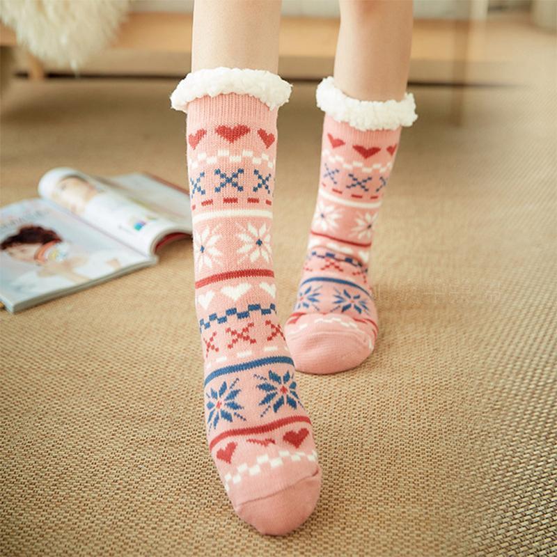 Fansgiftslife Extra-warm Fleece Indoor Socks