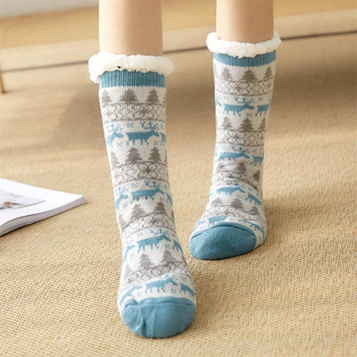 Fansgiftslife Extra-warm Fleece Indoor Socks