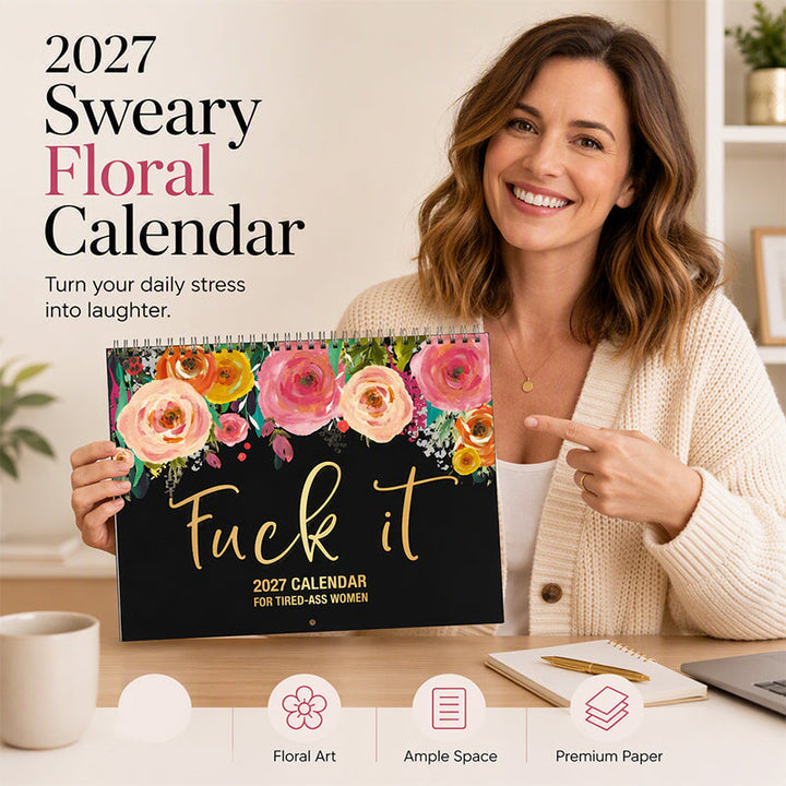 2027 Funny Swear Word Fuck It Calendar