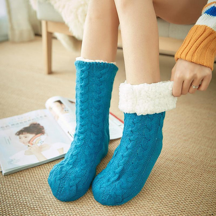 Fansgiftslife Extra-warm Fleece Indoor Socks