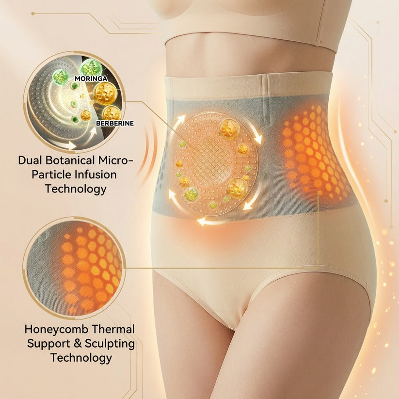 2026 Moringa & Berberine 4-in-1 Micro-Particle Shaping & Fat Burning Shorts