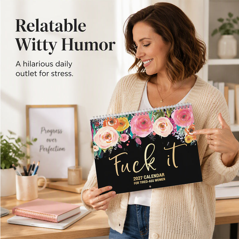 2027 Funny Swear Word Fuck It Calendar