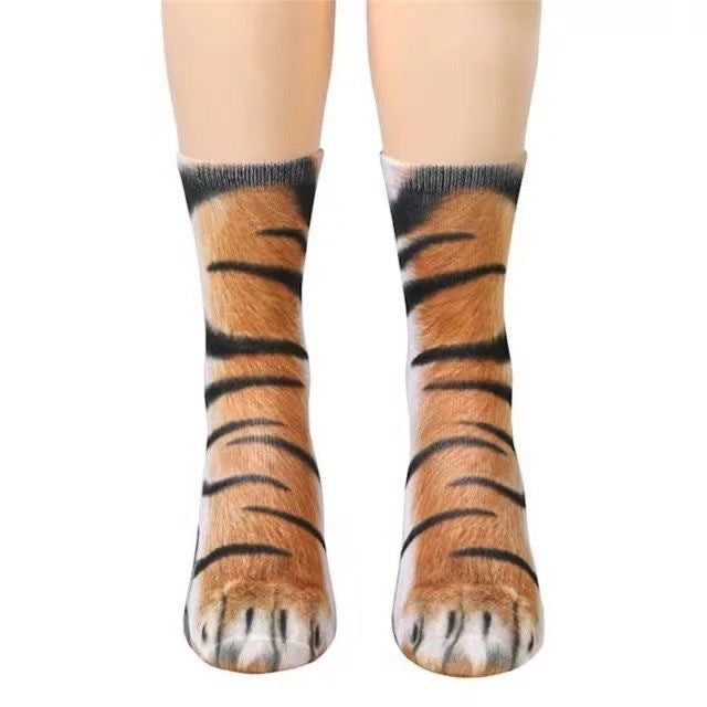 Funny Novelty Animal Paw Socks Personalized Gift For Christmas