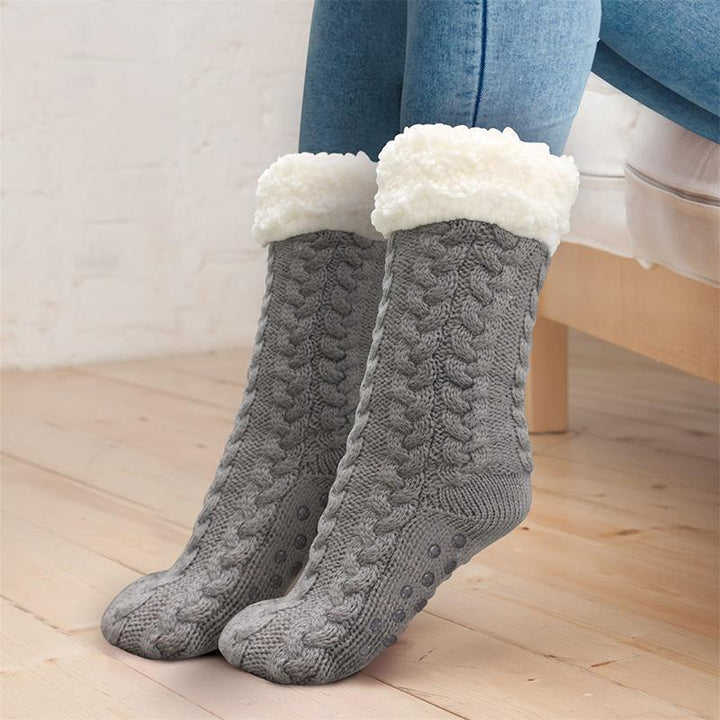 Fansgiftslife Extra-warm Fleece Indoor Socks