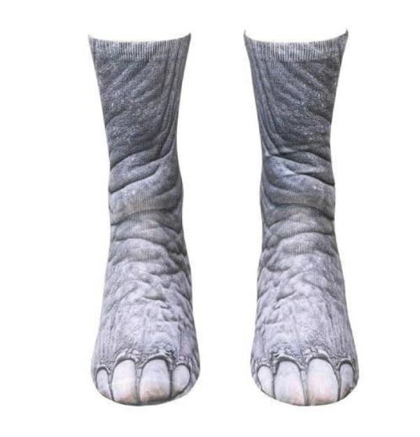 Funny Novelty Animal Paw Socks Personalized Gift For Christmas