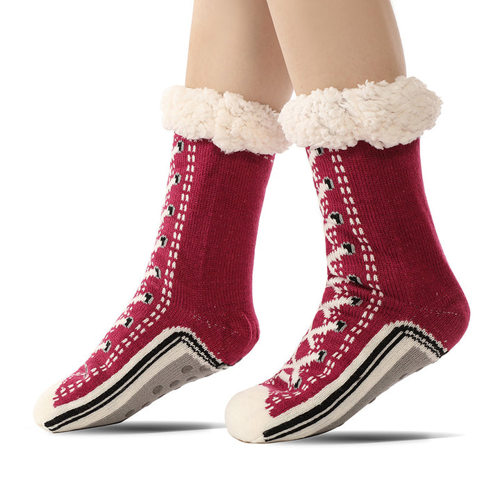 Happy New Year 50% OFF - 🎁 Ultra-thick Cute Slipper Home Socks