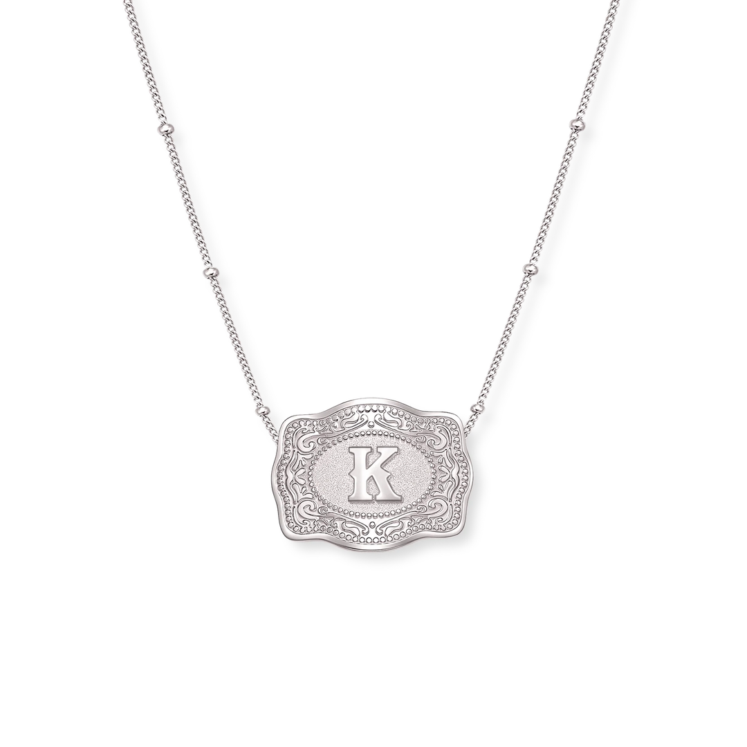 Vintage Western Custom Initial Bolo Bracelet/Necklace