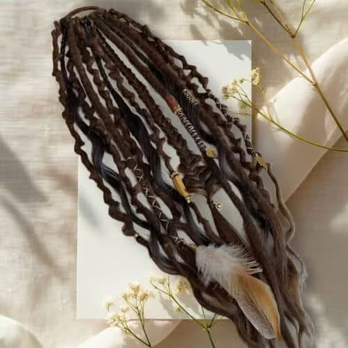 🎉Elastic Dread Ponytail Salty Soul - 🔥Salty Soul