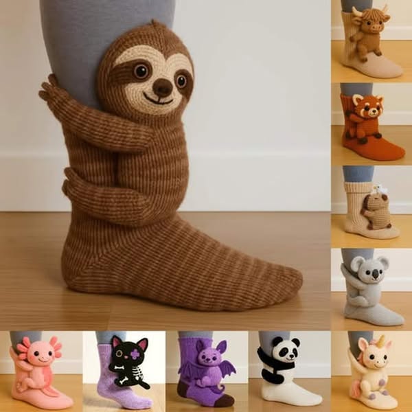 🎁Last Day Sale 49% OFF 🔥Cosy 3D Knit Animal Socks, Cute & Comfy for You or a Lovely Gift 💝