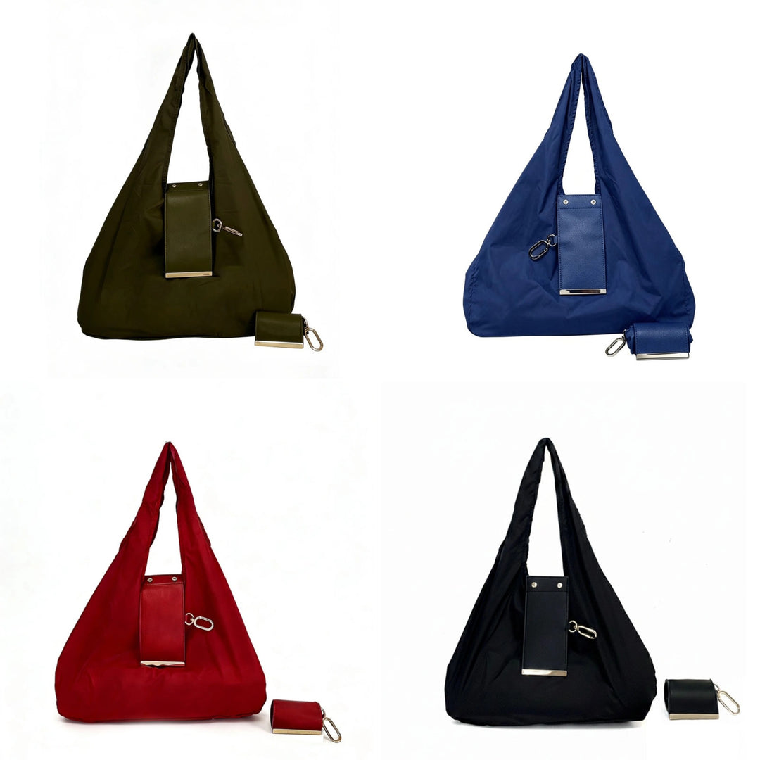 Varelli Charm Transformable Bag – Stylish Vegan Leather Tote & Keychain Charm