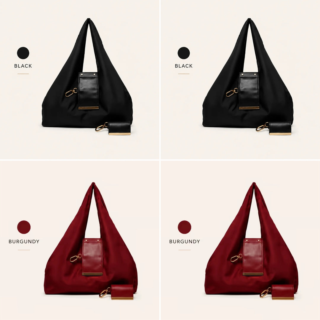 Varelli Charm Transformable Bag – Stylish Vegan Leather Tote & Keychain Charm