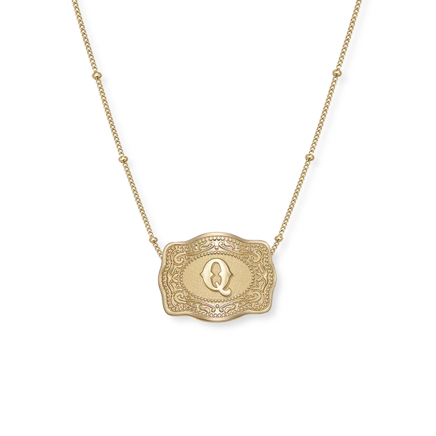 Vintage Western Custom Initial Bolo Bracelet/Necklace
