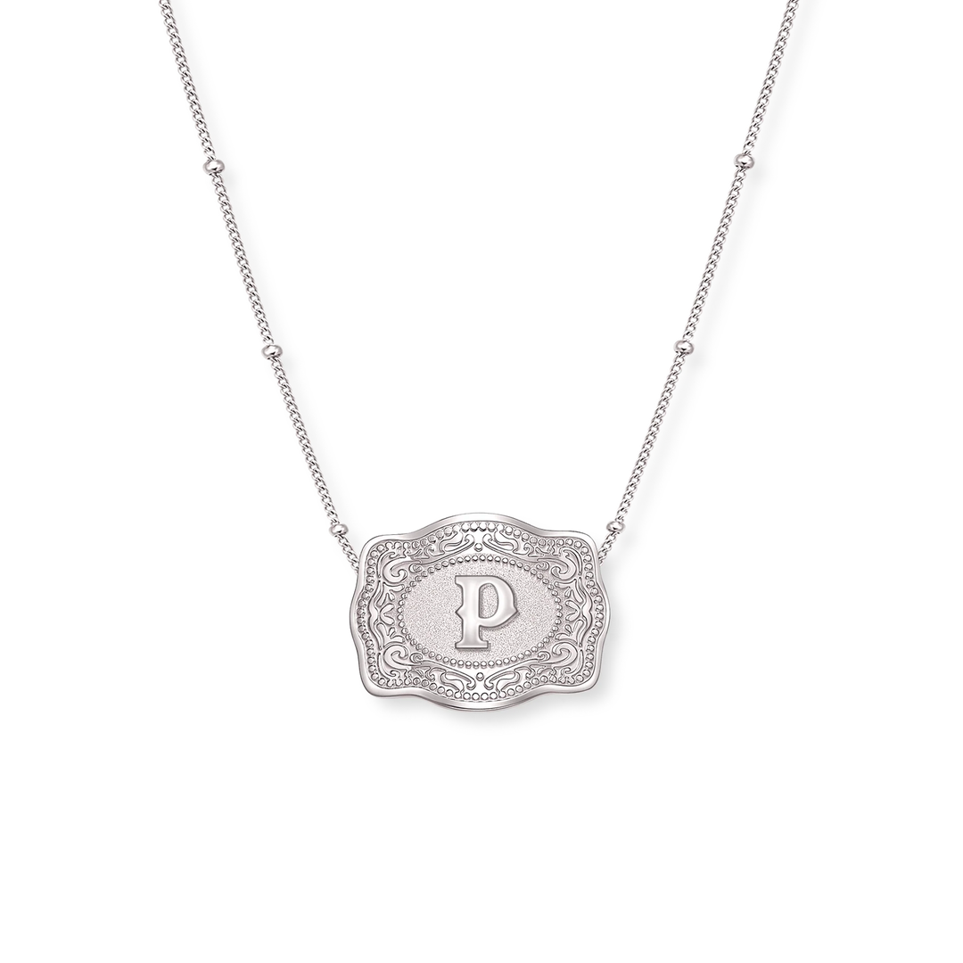 Vintage Western Custom Initial Bolo Bracelet/Necklace
