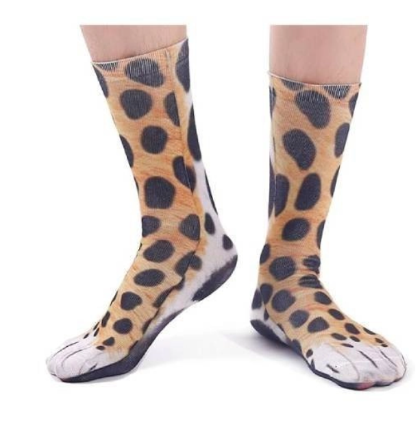 Funny Novelty Animal Paw Socks Personalized Gift For Christmas