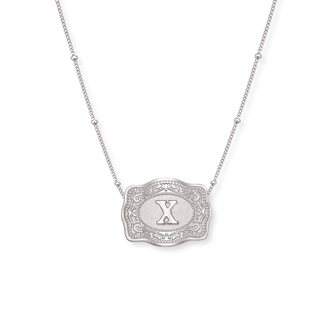 Vintage Western Custom Initial Bolo Bracelet/Necklace