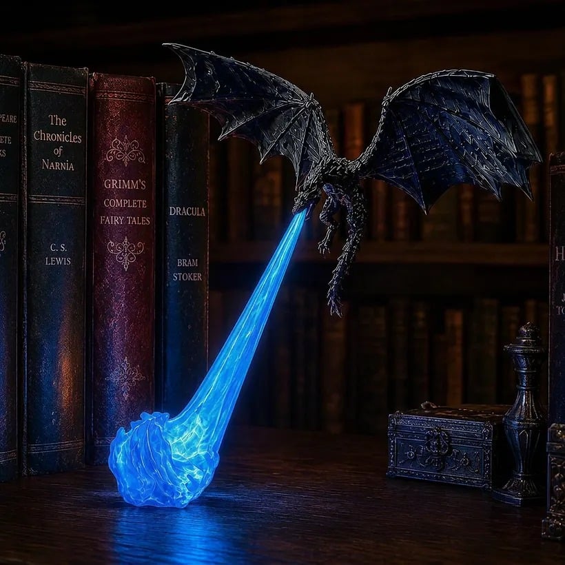 🔥LAST DAY 49% OFF🎁Flying Dragon Bookshelf Light 2026