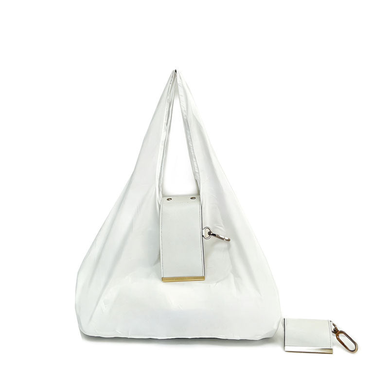 Varelli Charm Transformable Bag – Stylish Vegan Leather Tote & Keychain Charm