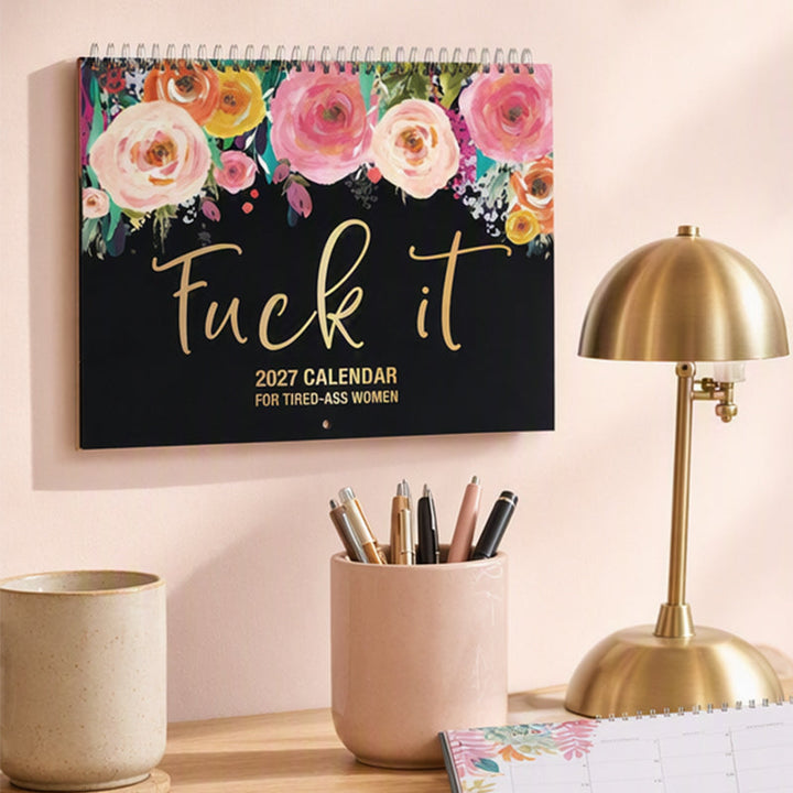 2027 Funny Swear Word Fuck It Calendar