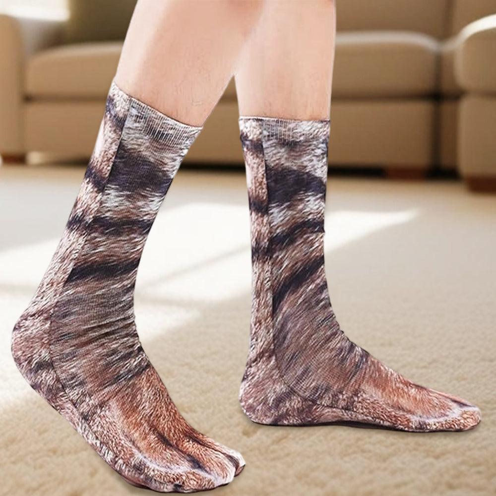 Funny Novelty Animal Paw Socks Personalized Gift For Christmas