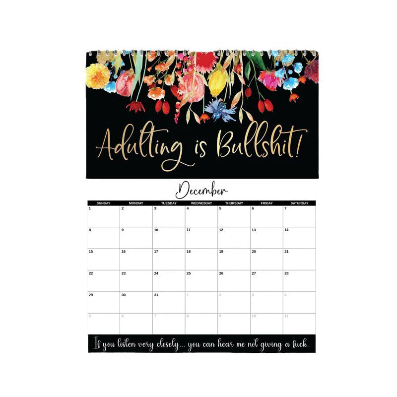 2027 Funny Swear Word Fuck It Calendar