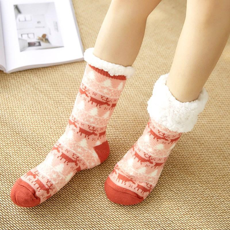 Fansgiftslife Extra-warm Fleece Indoor Socks