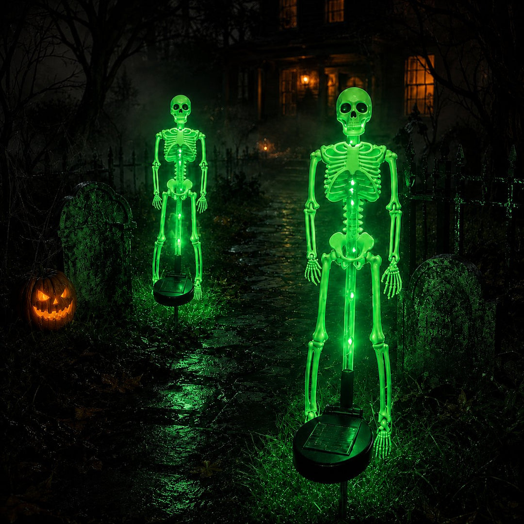 ⏰limited-time 50% OFF💀 Solar Skeleton Yard Stake