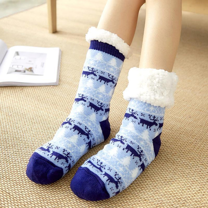 Fansgiftslife Extra-warm Fleece Indoor Socks