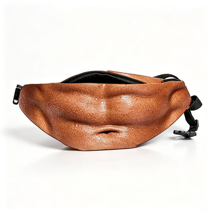 🔥 3D Prank Dad Bod Waist Bag
