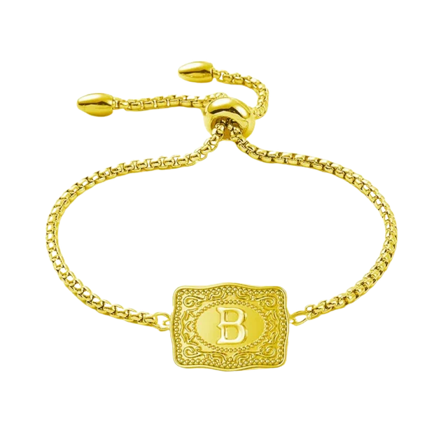 Vintage Western Custom Initial Bolo Bracelet/Necklace