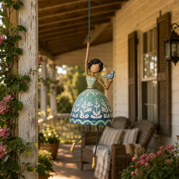 💃🌸 Let Your Space Dance — Whimsical Dancing Lady Hanging Ornament (📦Buy 2 Free Shipping) - Bouquet Lady