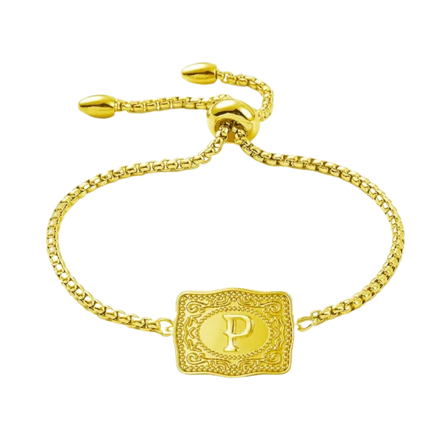Vintage Western Custom Initial Bolo Bracelet/Necklace