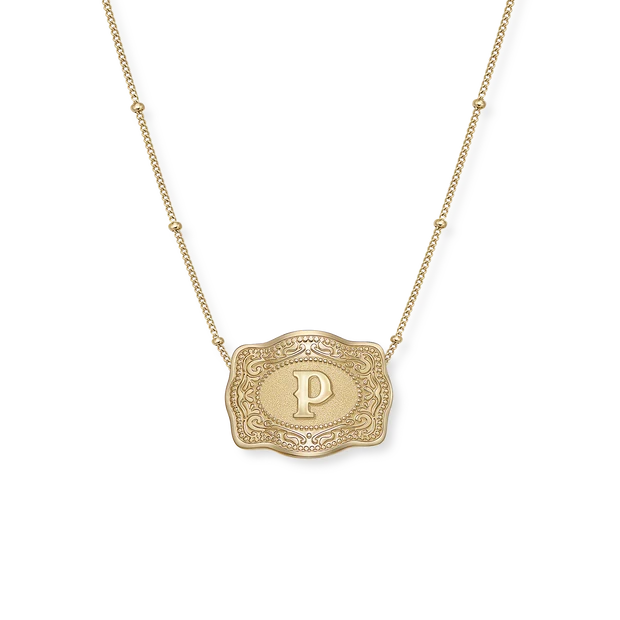 Vintage Western Custom Initial Bolo Bracelet/Necklace