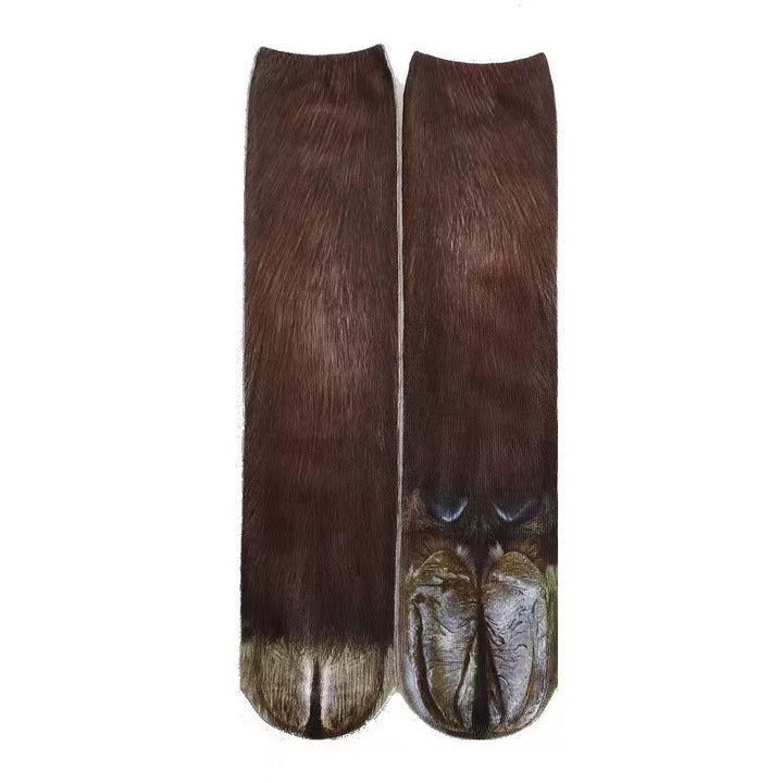 Funny Novelty Animal Paw Socks Personalized Gift For Christmas