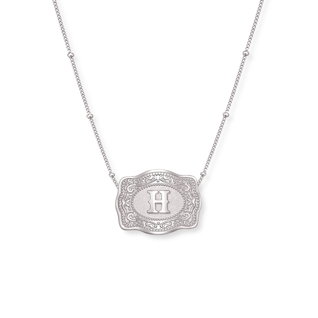 Vintage Western Custom Initial Bolo Bracelet/Necklace