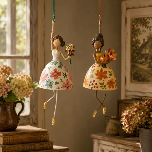 💃🌸 Let Your Space Dance — Whimsical Dancing Lady Hanging Ornament (📦Buy 2 Free Shipping) - Bouquet Lady