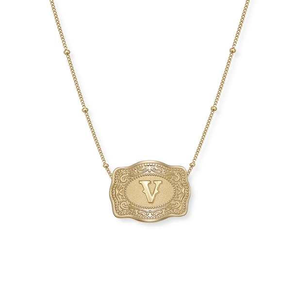 Vintage Western Custom Initial Bolo Bracelet/Necklace