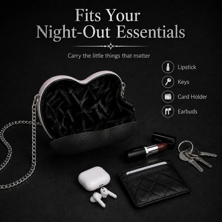 🔥Last Day 50% OFF 🖤👁 Gothic Heart Eye Statement Crossbody Bag