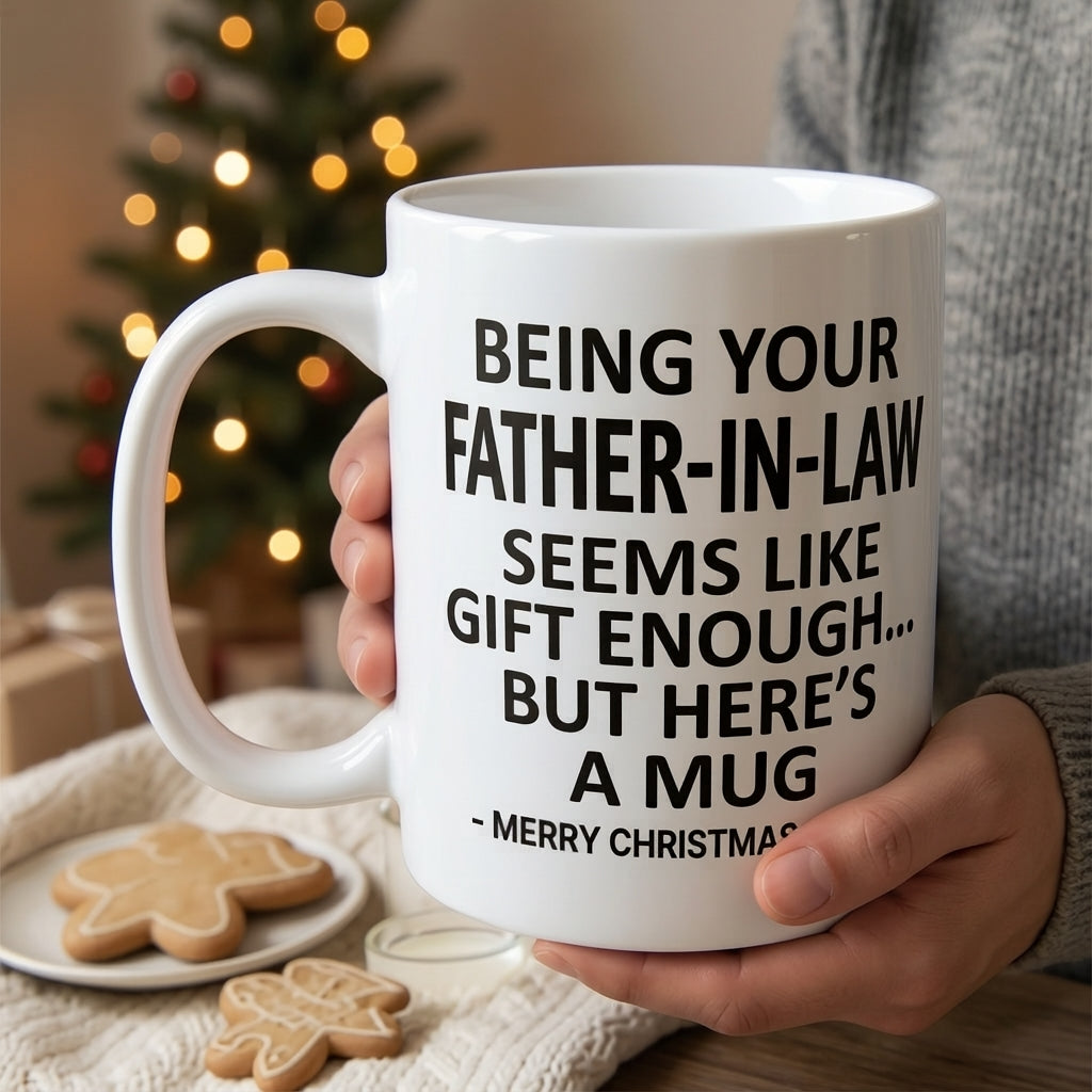 Being Your Father-In-Law Christmas Gift 2026 Unique Mug