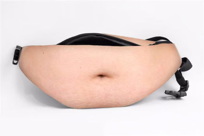 🔥 3D Prank Dad Bod Waist Bag
