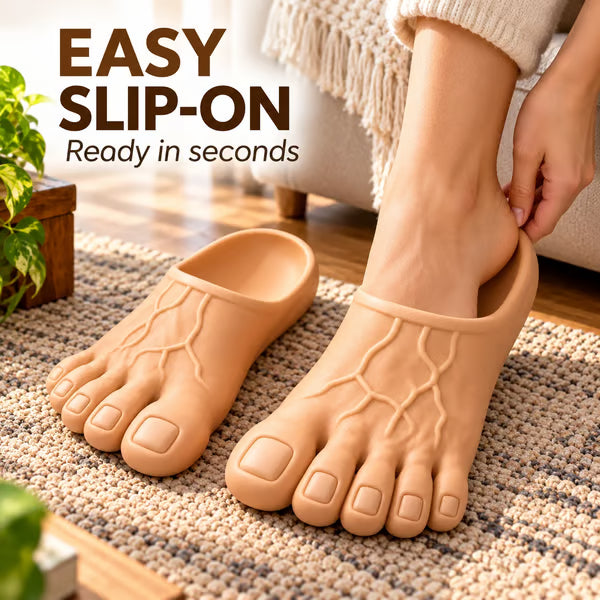 🤘Giant Barefoot Novelty Slides – Turn Heads & Bring Instant Laughs Everywhere You Walk!