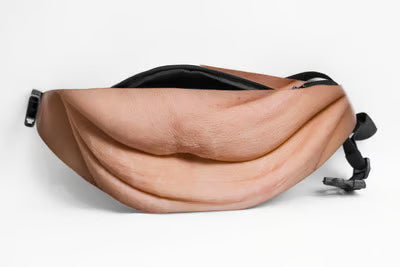 🔥 3D Prank Dad Bod Waist Bag