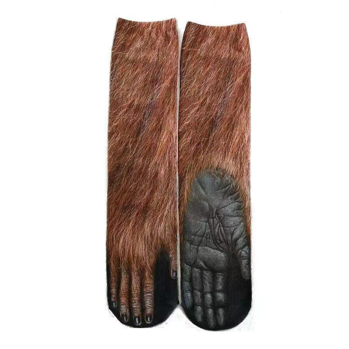 Funny Novelty Animal Paw Socks Personalized Gift For Christmas