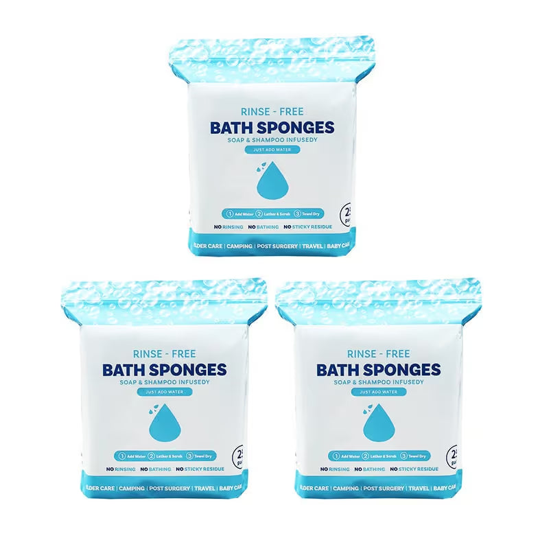 🏆Flash Sale⚡ 50K+  🌈Disposable Rinse-Free Bathing Wipes🧼
