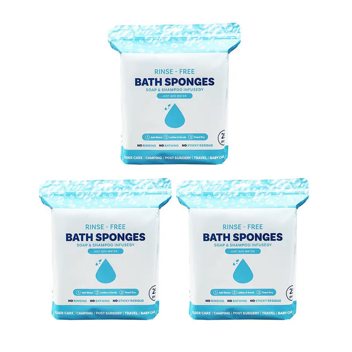 🏆Flash Sale⚡ 50K+  🌈Disposable Rinse-Free Bathing Wipes🧼