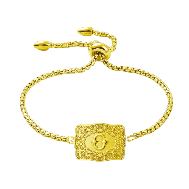 Vintage Western Custom Initial Bolo Bracelet/Necklace
